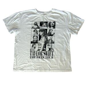 Taylor Swift The Eras Tour White T-Shirt size XL